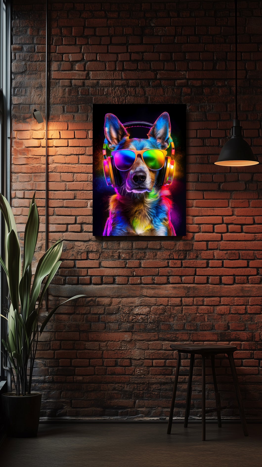 Cool Dog Digital Wall Art
