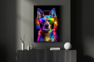 Cool Dog Digital Wall Art