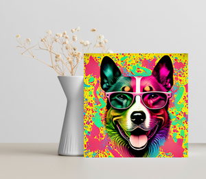 Groovy Dog Greeting Card